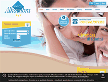Tablet Screenshot of hotelalhambrarimini.com